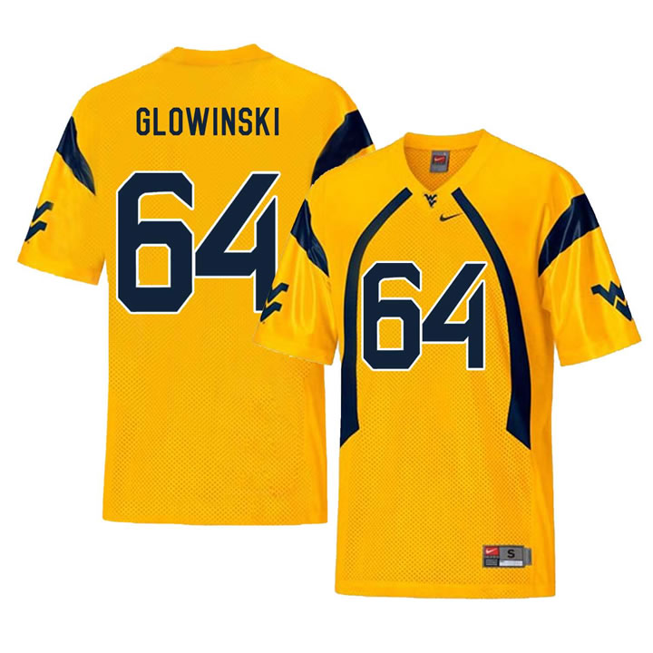 West Virginia Mountaineers 64 Mark Glowinski Gold College Football Jersey Dzhi,We sell and wholesale West Virginia Mountaineers 64 Mark Glowinski Gold College Football Jersey Dzhi on line form chian!